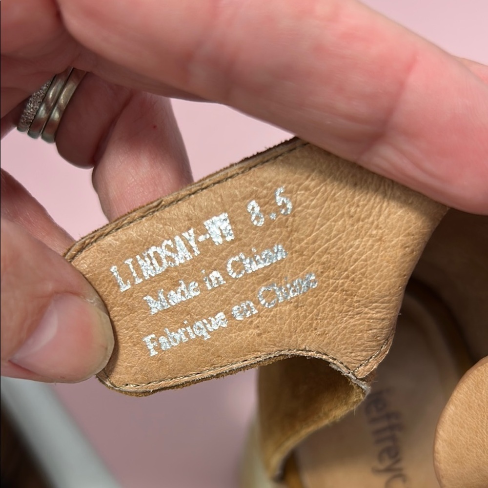 Jeffrey Campbell Lindsay Tan Scalloped Heels - Picture 5 of 10